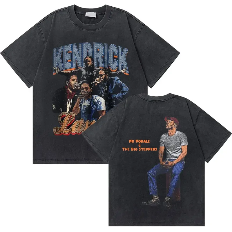 

Винтажная футболка с графическим принтом Kendrick Lamar Good Kid, мужские и женские футболки, модные футболки большого размера в стиле хип-хоп, уличная одежда в стиле рэп