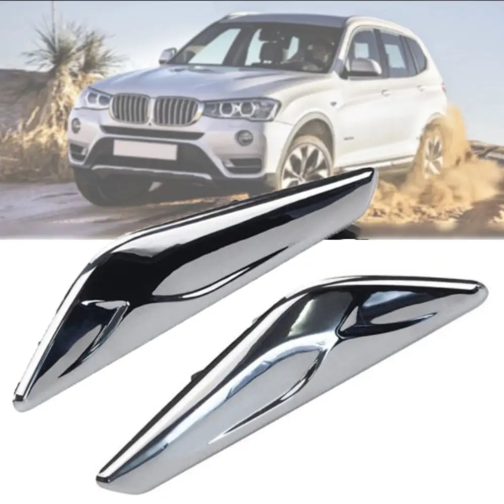 

Left or Right Fender Side Marker Silver Chrome Plated 1 PCS Turn Signal Light for BMW X3/X4/F25/F26 51117338569 51117338570