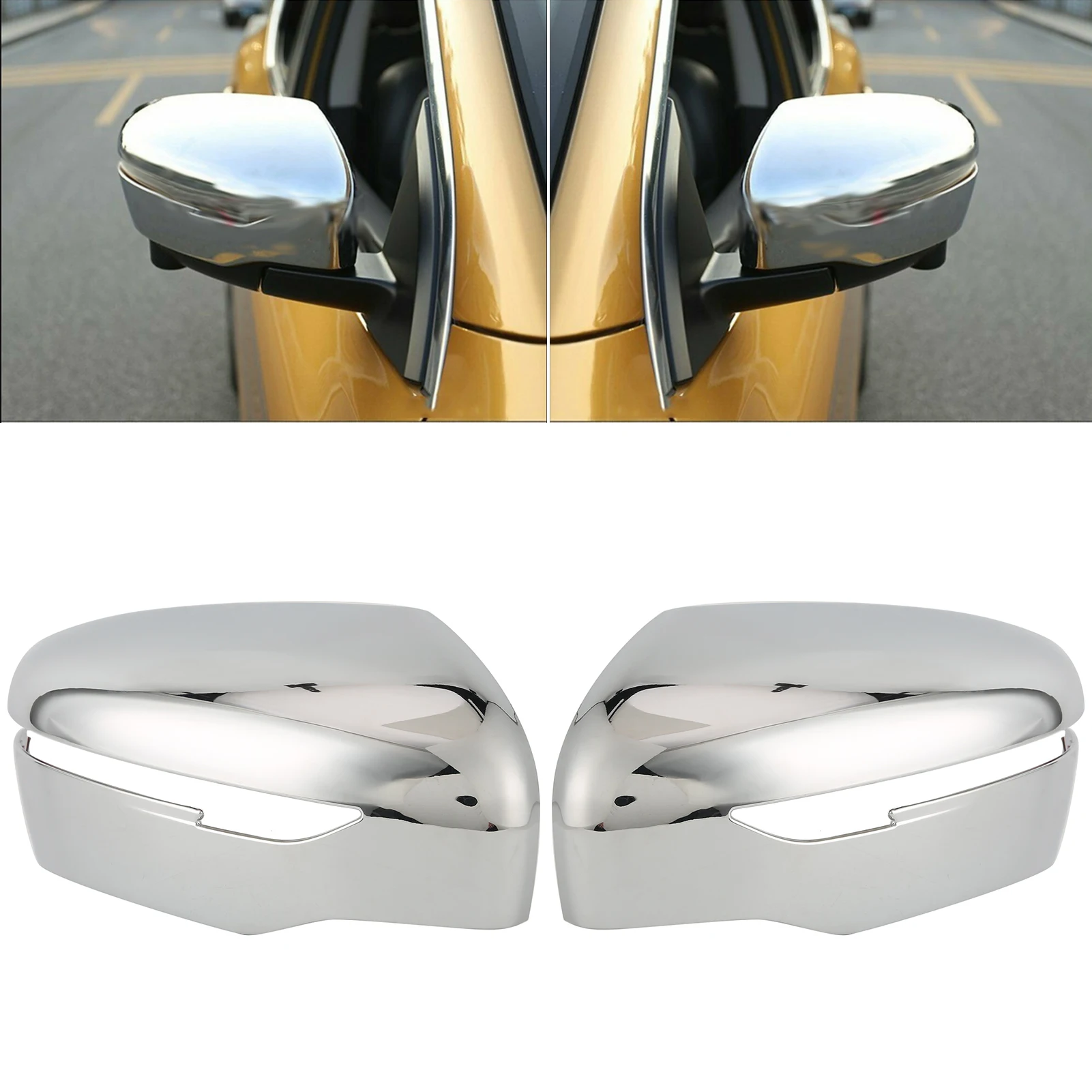 

Накладка бокового зеркала заднего вида с хромированным покрытием, подходит для Nissan Navara NP300 Frontier 2015-2019 гг.