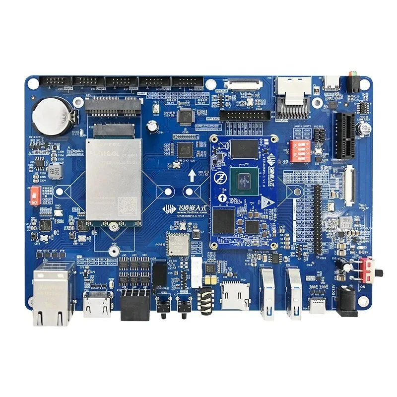 Low Cost IMX8 IMX8M Plus Cortex-A53/M7 Evk Linux5.4.7 Yocto Development Board Kit With 1GB LPDDR4 8GB eMMC Dual Ethernet CAN-FD