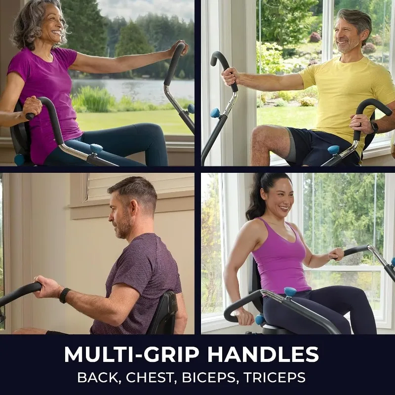 Recumbent Cross Trainer Stepper, Zero-Impact PT Stride For Home Exercise, Custom