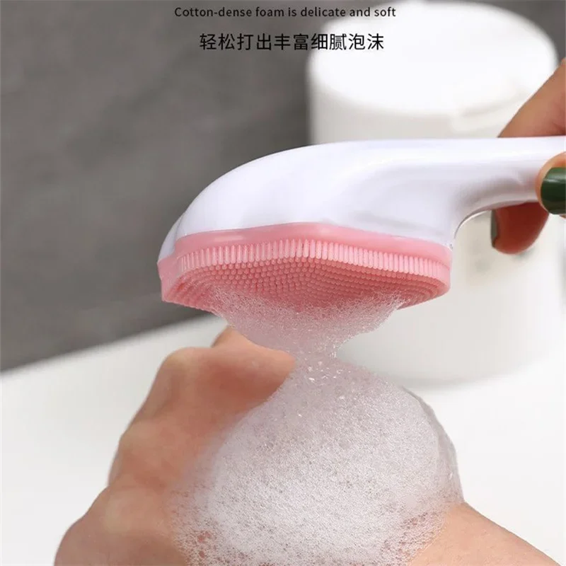 Szczoteczka do mycia twarzy dla kobiet z miękkim włosiem do usuwania zaskórników, głęboko oczyszczania porów i brudu, artefakt do czyszczenia twarzy i pielęgnacji twarzy.