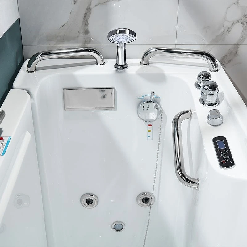 Sit and Soak per anziani, barriera, porta laterale libera, antiscivolo, autopulente, passeggiata nella sicurezza