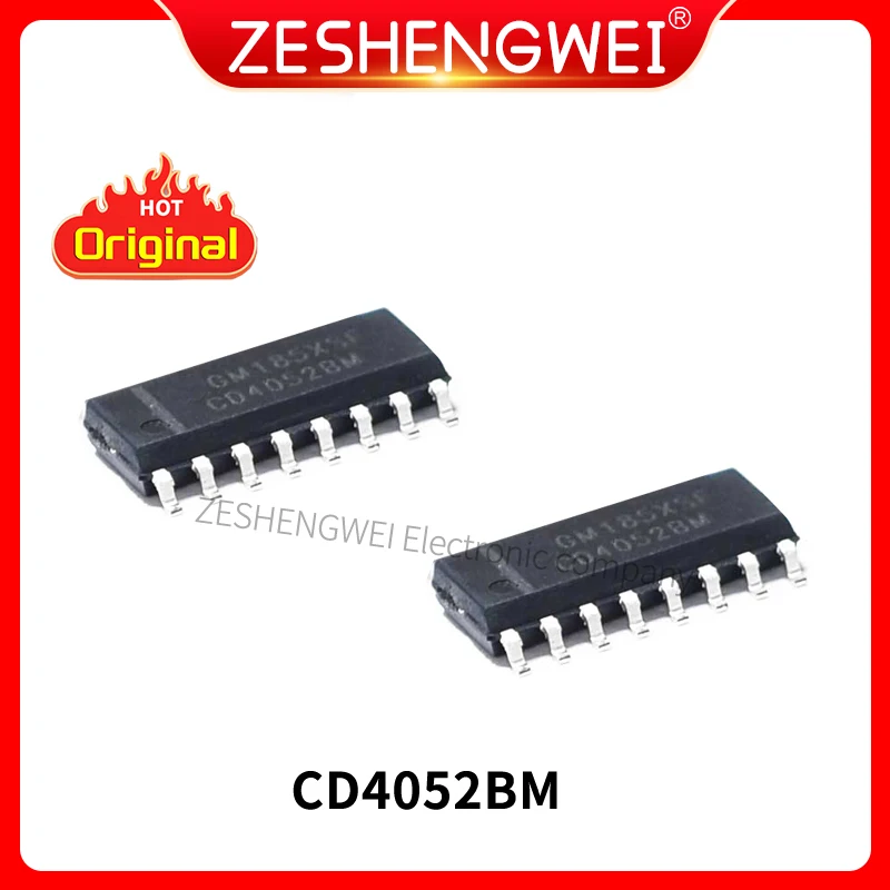 10PCS CD4052 HEF4052 cd4052 hef4052 CD4052BM 4052 SMD Chip SOP-16 Wholesale