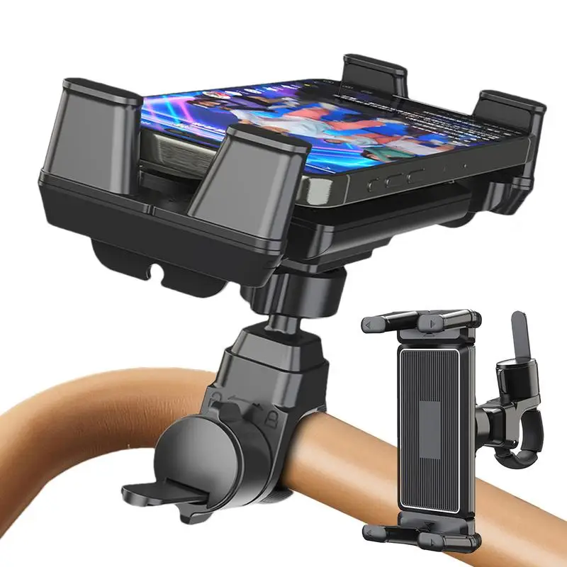 

Gym Handlebar Tablet Phone Mount Treadmill Tablet Stand Phone Holder For Gym Smartphone Carrier Bracket Exercise Handlebar Phone