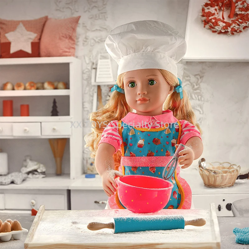 Our Generation Deluxe Poseable Jenny Doll 18-Inch with Baking Accessories and The Sweet Shoppe Storybook Girls Play House Toys