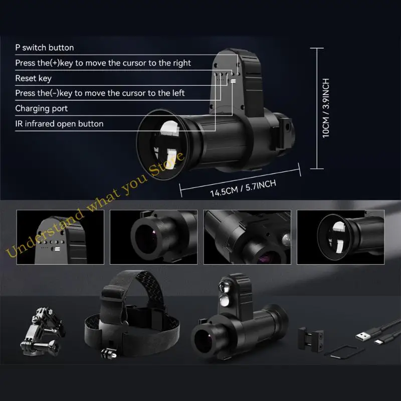 Objectif unique J60A, pleine résolution, avec support tête mise point à grossissement 7x