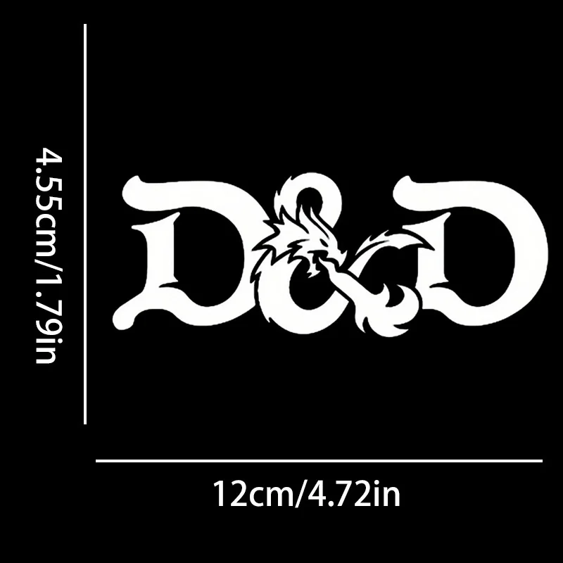 1PC Dungeons and Dragons car stickers, suitable for laptops, water bottles, trucks, phones, windows, walls, cups.