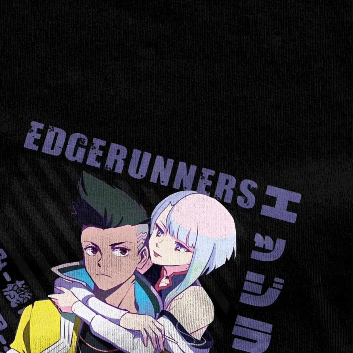 Lucy David Cyber City Edged Runners T-Shirt Summer Streetwear T-Shirts 100% Cotton Fashion Tee Shirt For Man Short-Sleeved Tops
