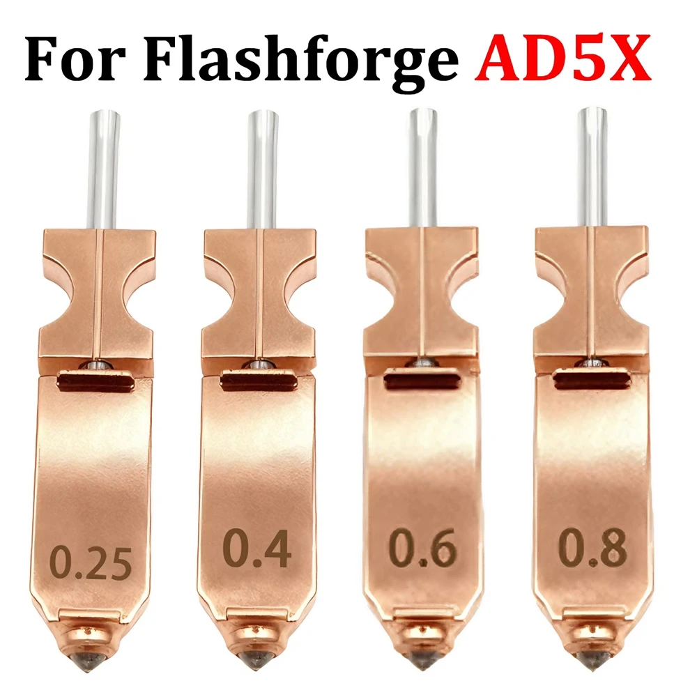 

Upgraded All-Metal Hotend Extruder Kit with Detachable Nozzle for FLASHFORGE AD5X 3D Printer Replacement Part