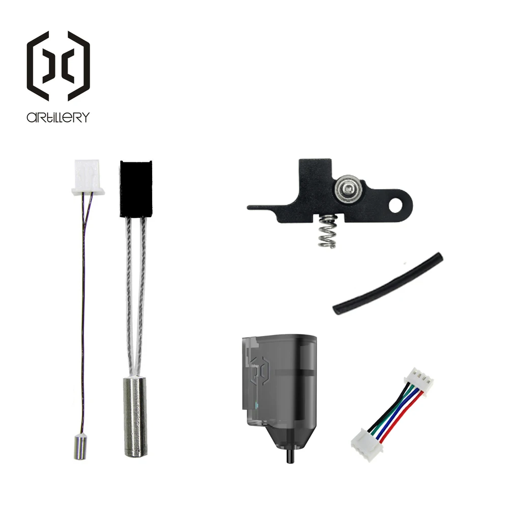 Artillery3d Printer Sidewinder X2 and Genius Pro Extruder Auto Leveling Thermistor Heating Tube Handle Kit