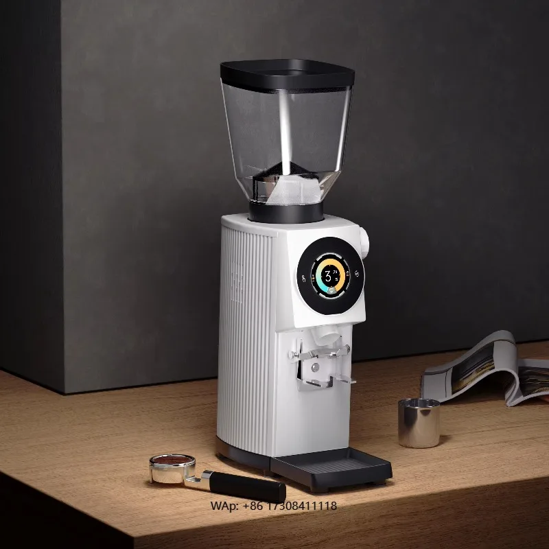 

600W 83mm Burr Coffee Grinder Automatic Commercial Espresso Bean Grinder for Hotels and Cars for Baristas