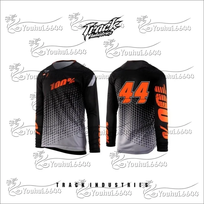 

RACING Motocross Shirt Long Sleeve Mountain Bike Downhill Jersey Off-Road Bicycle T-Shirt Quick Dry Cycling Polera Mtb Jersey