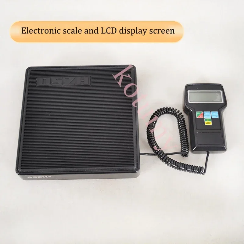 Digital A/C Refrigerant Charging Scale Freon Weight Scale with Case Measuring Tools Air Conditioning Accessories