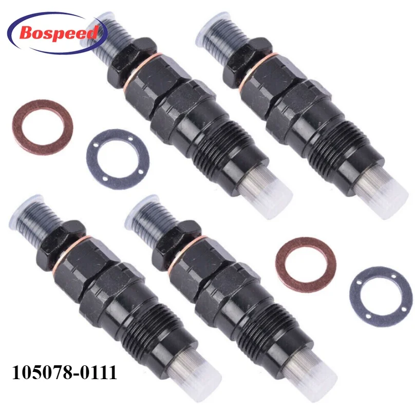 1/4pcs New Diesel Fuel Injector 105078-0111  for Mazda Bravo 2.5L WL / WL-T & Ford Courier WLT 2.5L Vehicles