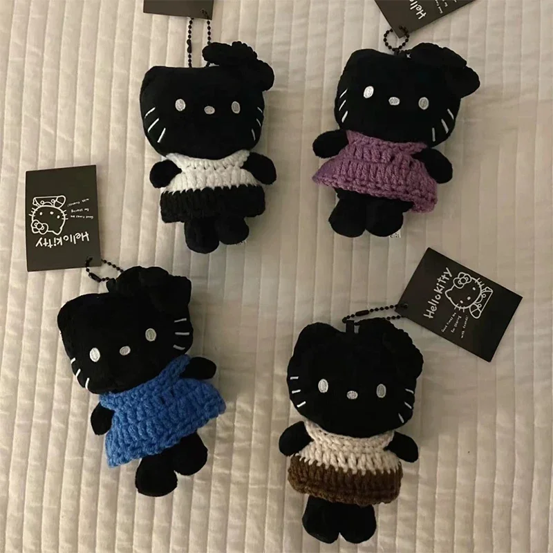 

1PCS Sanrio Anime Hello Kitty Cute Doll Cartoon Plush Doll Bag Pendant School Bag Pendant Doll Pendant Plush Doll Keychain