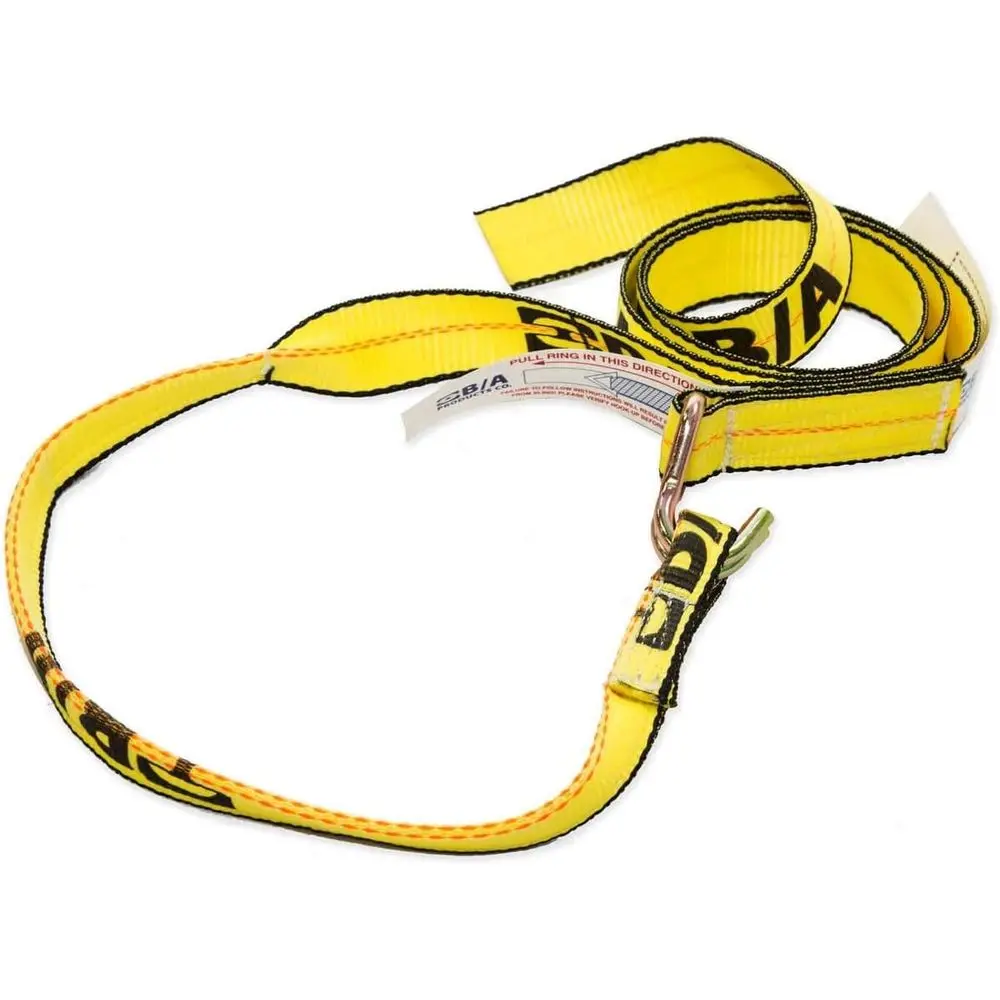 

2" x 9' Through The Wheel Strap (Qty. 4) Double J Hook Secure Holding Grip Easy to Use Sports Car Tie Down