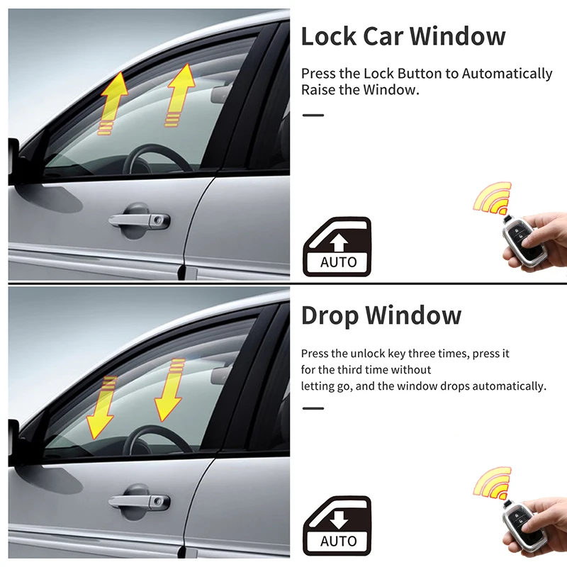 2010-2017 For Toyota Land Cruiser Prado 150  2.8T Displacement OBD Automatic Lifting Window Drop Lock Modification Accessories