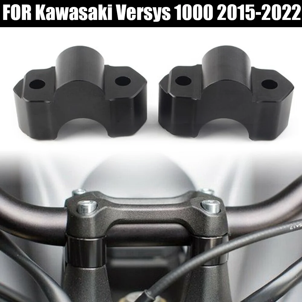 

Motorcycle Handlebar Riser Bar Mount Handle Clamp 26mm For Kawasaki Versys1000 Versys1000 2015-2022