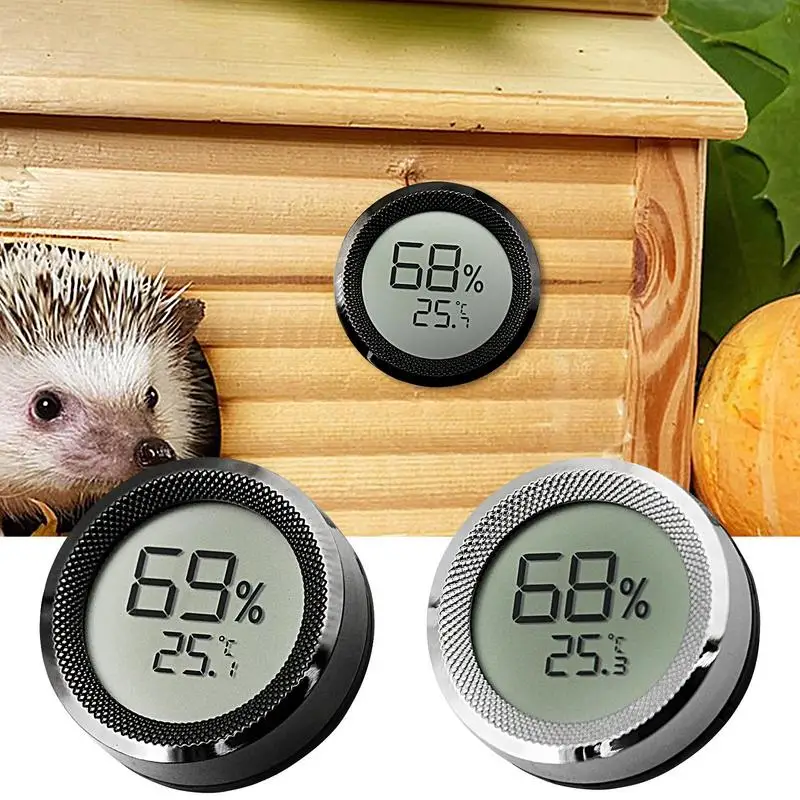 Moniteur numérique de température intérieure, petit hygromètre, jauge d'humidité ronde, moniteur d'humidité