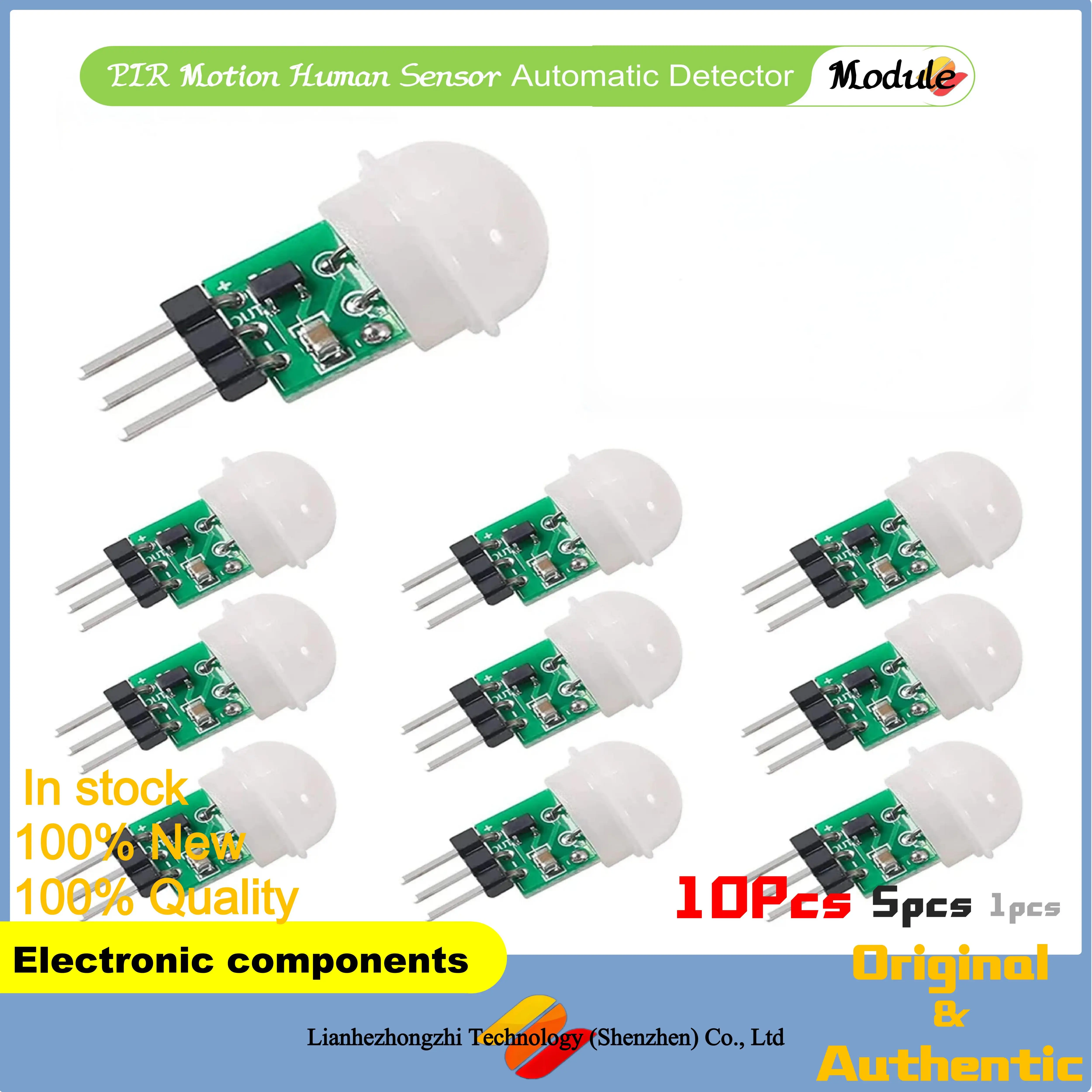 

1-10pcs Mini IR Pyroelectric Infrared PIR Motion Human Sensor Automatic Detector Module AM312 Sensor DC 2.7 to 12V