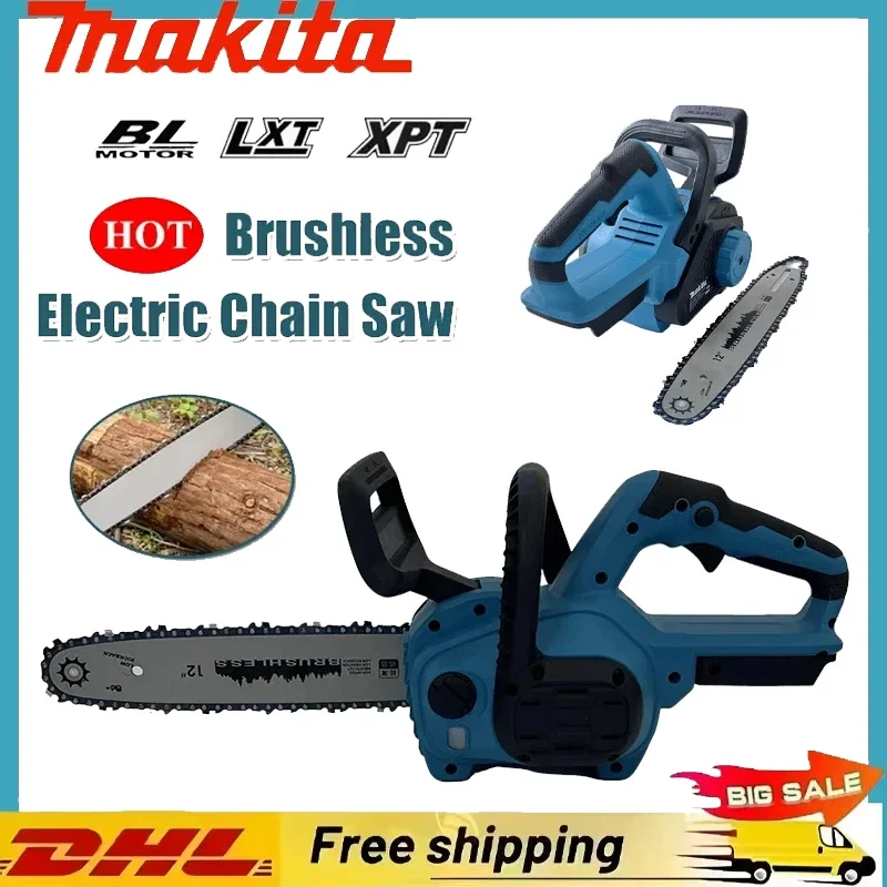 

Makita Brushless Lithium Battery Electric Chain Saw Wireless Chainsaw Machine Cutter for Wood Cordless Chain Saw