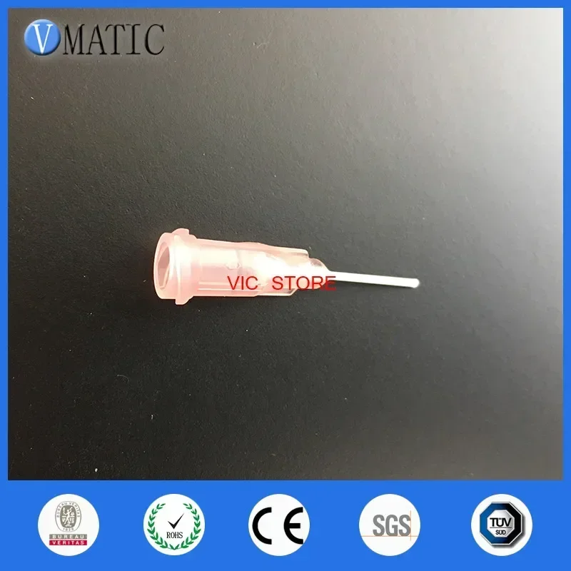Free Shipping 100Pcs 20G Pink 0.5'' Pp Flexibility Dispensing Needle Tips 1/2 Inch
