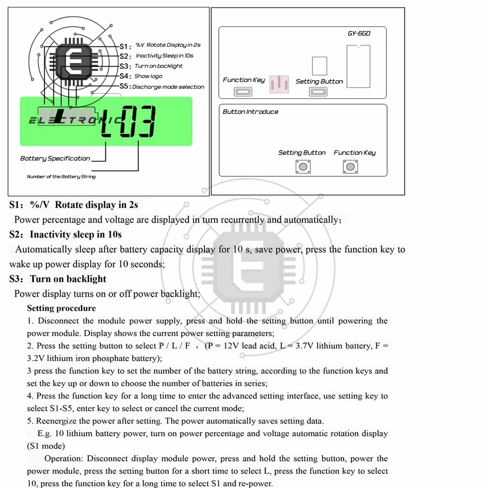 7-100V 12V 24V 48V kwasowo-ołowiowy wskaźnik pojemności baterii litowej motocykla woltomierz cyfrowy Tester napięcia miernik