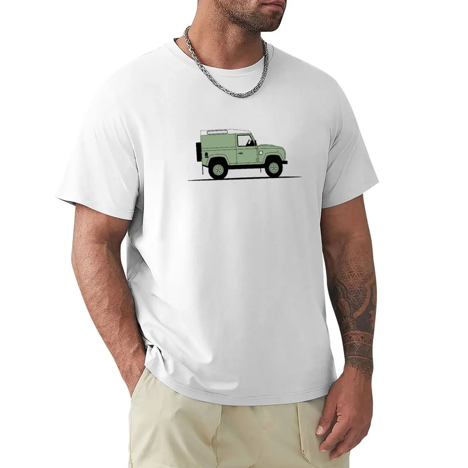 A Graphical Interpretation of the Defender 90 Hard Top Heritage Edition T-Shirt new edition mens graphic t-shirts