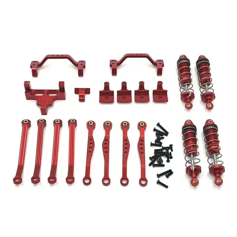 Estructura de suspensión de varillas, asiento de varilla servo, suspensión adecuada para coche RC WPL modelo C64 C74-1 JA11