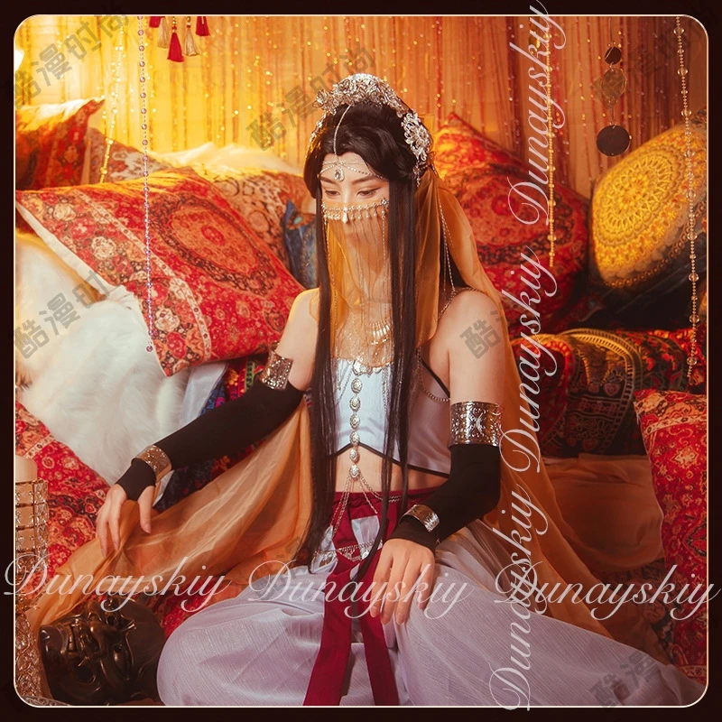 Cielo Benedizione ufficiale Romanzo Anime Xie Lian Costumi derivati cosplay: Regioni occidentali Cantante di bellezza Costume cosplay