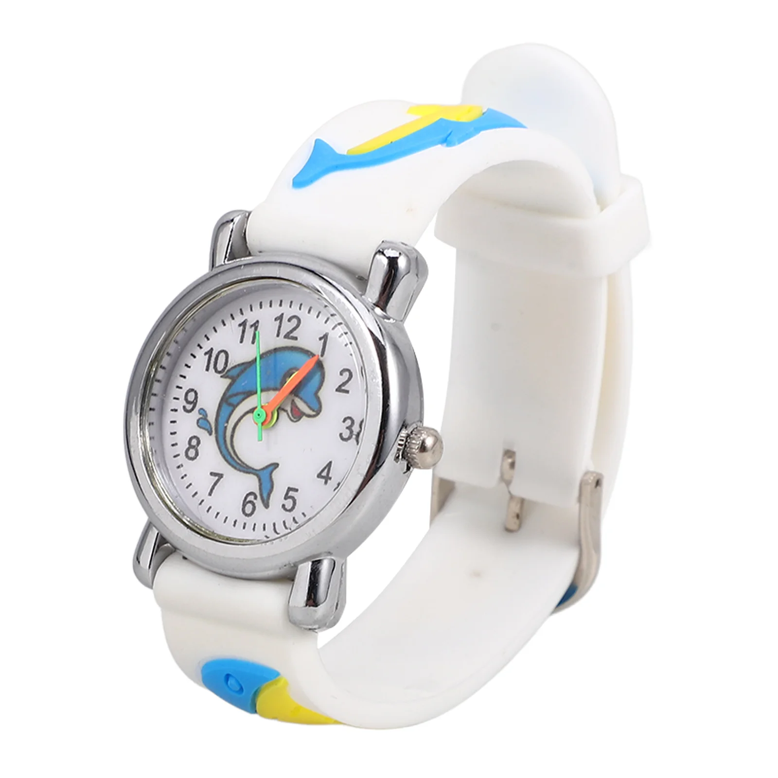 

Kids Cartoon Dolphin Digital Watch Colorful Children Wristwatch Lovely Casual Watch for Time Learning Kids Children Wristwatch