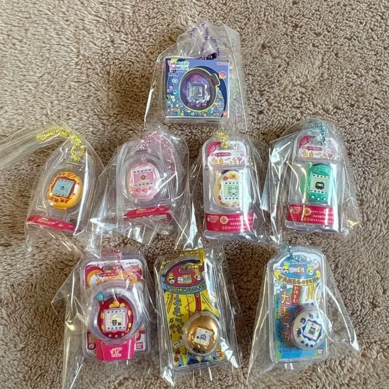In Stock Bandai Tamagotchi Electronic Pet Cute Keychain Food Toy Cute Box 3rd Pop Trendy Toy Twist Egg Pendant Girl Holiday Gift view 3
