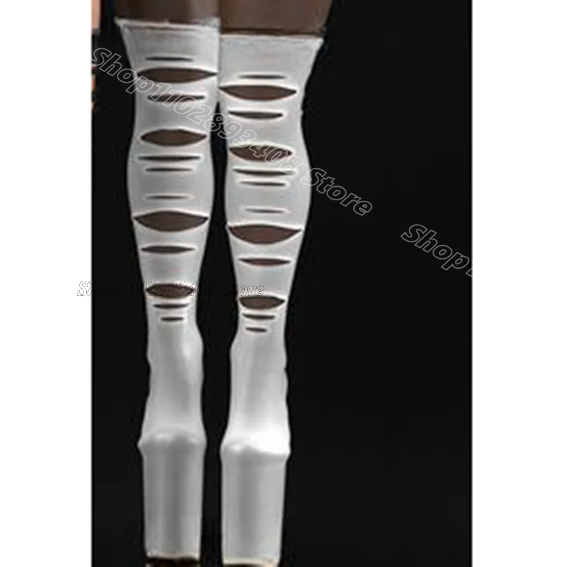 Black Hollow Platform Over Knee Boots Round Toe Solid Casual Party New Fashion Design for Women Boots 2024 Zapatos Para Mujere