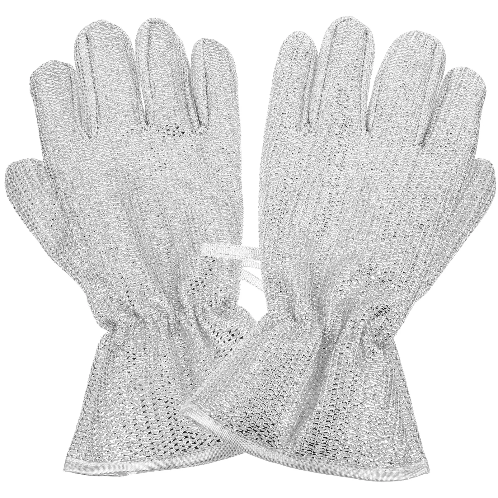 

1Pair Reusable Dishwashing Gloves Durable Steel Wire Construction Thorough Cleaning Protection for Hands