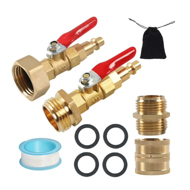 ISURE MARINE RV Winterize Blowout Adapter Quick Connector Kit With 1/4