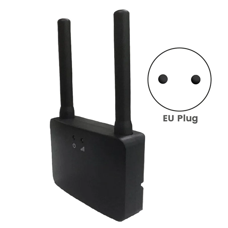 433Mhz Wireless Repeater Signal Amplifier Learning Code Extender for Alarm System and Wireless Detector Sensor-EU Plug