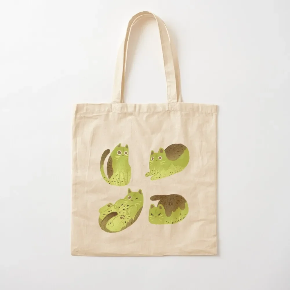 Kiwi cat Tote Bag Women's handbag Custom bag Shopper handbag reusable grocery bags