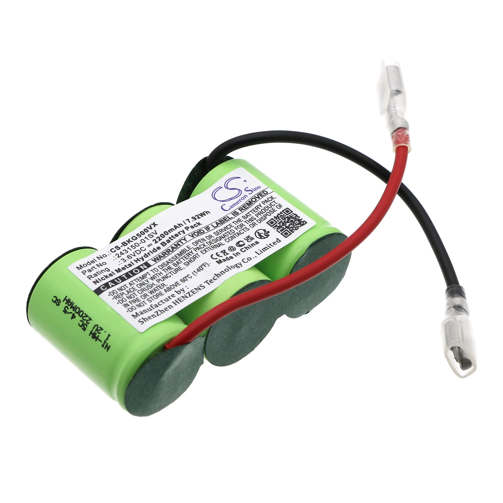 

CS Replacement Battery For Black&Decker GS500 243150-01SV 2200mAh / 7.92Wh