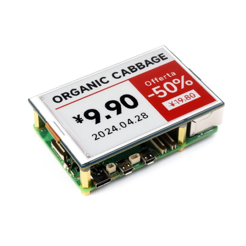 3.52Inch E-Paper HAT, 360 X 240, SPI Interface Ideal For Price Tags, Shelf Labels, Iindustrial Instruments