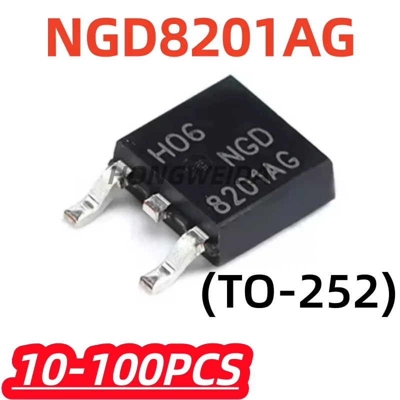 10-100Pcs/lot 100% New NGD8201ANT4G NGD8201AG NGD8201 TO-252 Power MOSFET Transistor