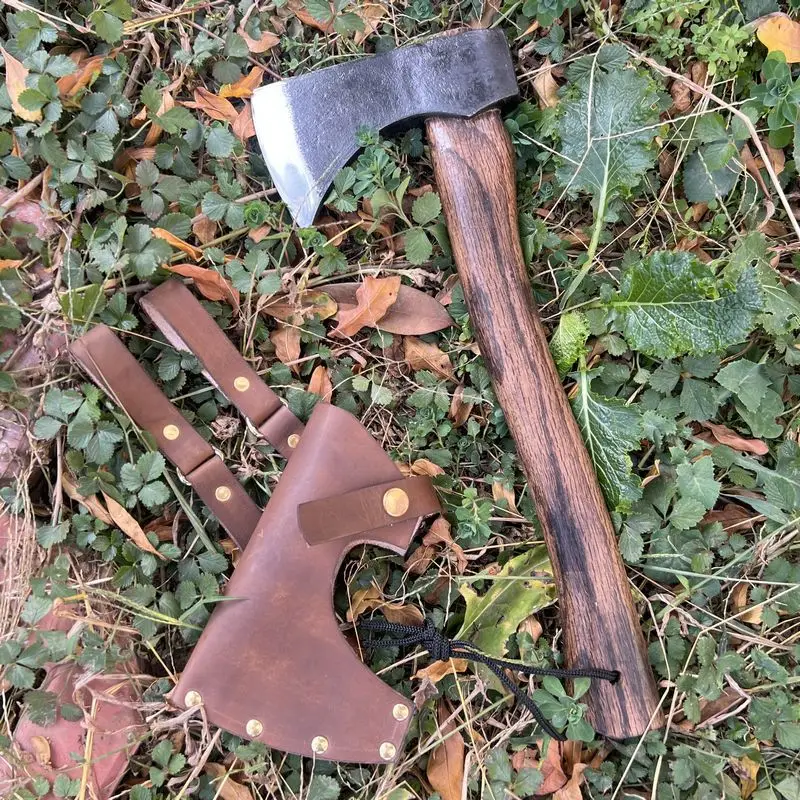 Creative Qixing New Outdoor Axe Niman Axe Camping Chopping Woodworking Axe 65 Manganese Steel Forged Portable