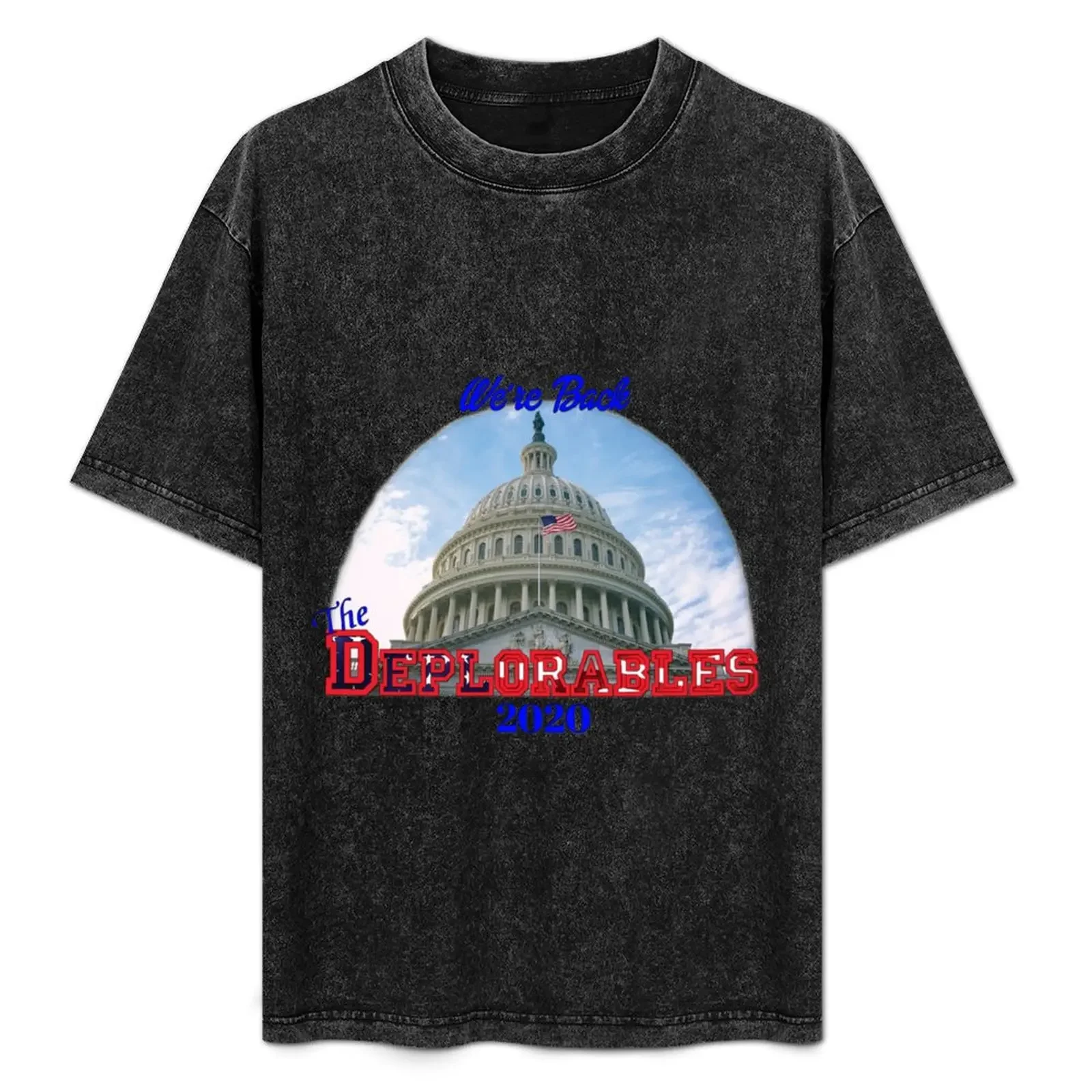 نحن عودة The Deplorables 2020 تي شيرت شخصيات كرتونية طبعة جديدة تي شيرت فاخر الملابس للرجال