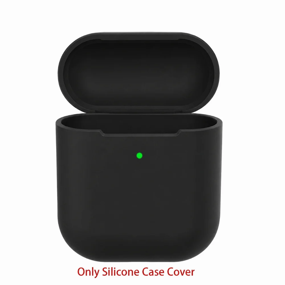 Shockproof Slim Ultra Thin Sleeve Protector Protective Skin Wireless Earphones Pouch Silicone Case Cover For Airpods 2