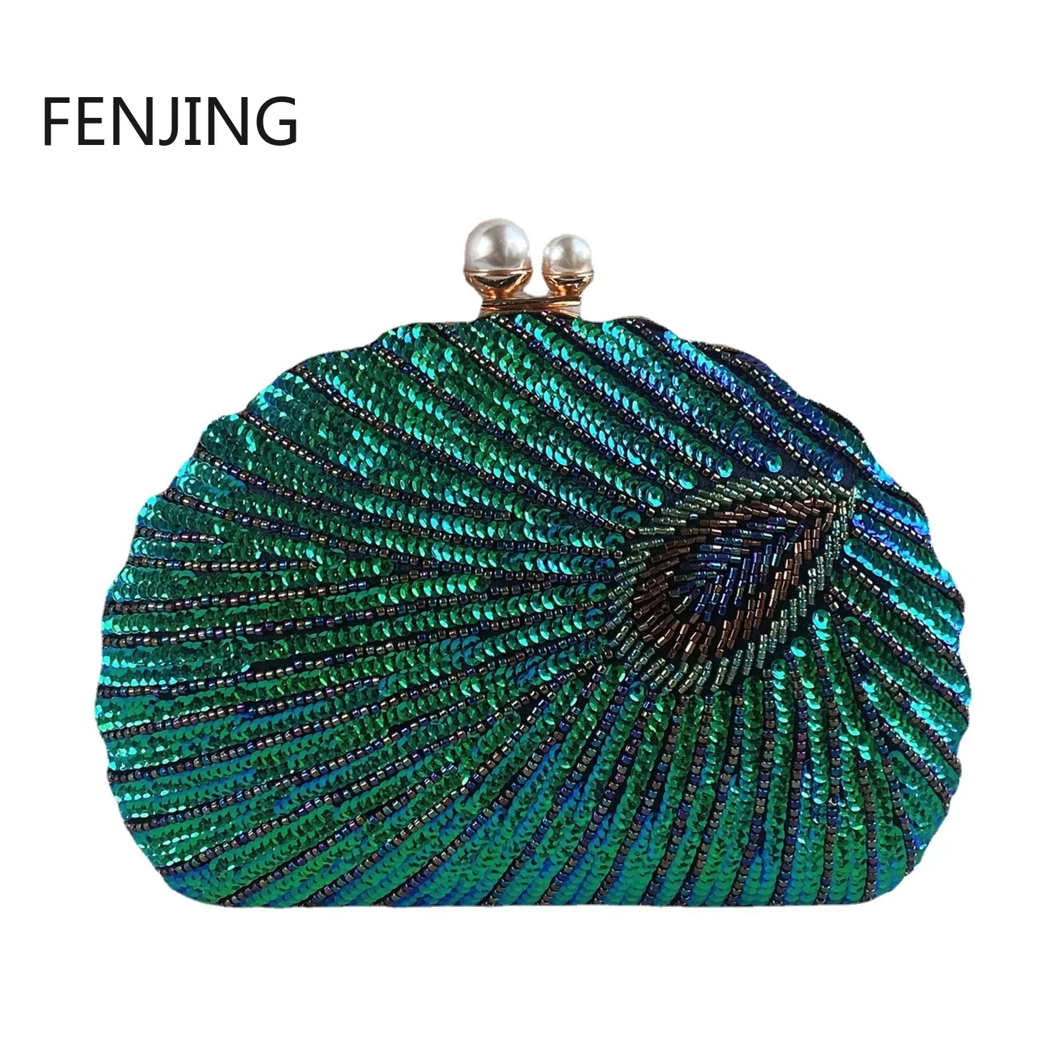 Bolsos de noche de lujo para mujer, monederos novedosos para fiesta de bodas, diseño con forma de pavo real, bolso de mano azul para mujer