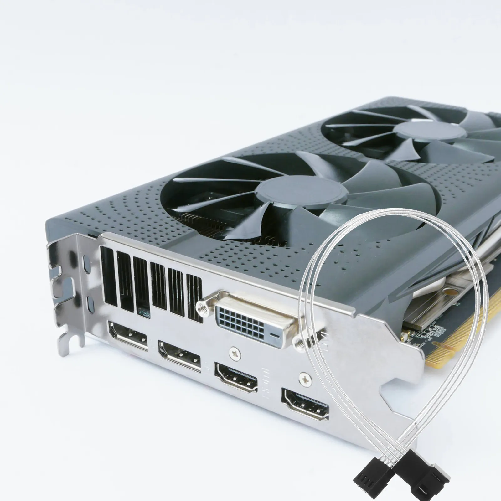 

3Pcs Laptop Cooling Cable Hub Computer Wire Manager for 4-Pin Pwm Fan Power Extension Splitter Accessory Desktop Pc Setup