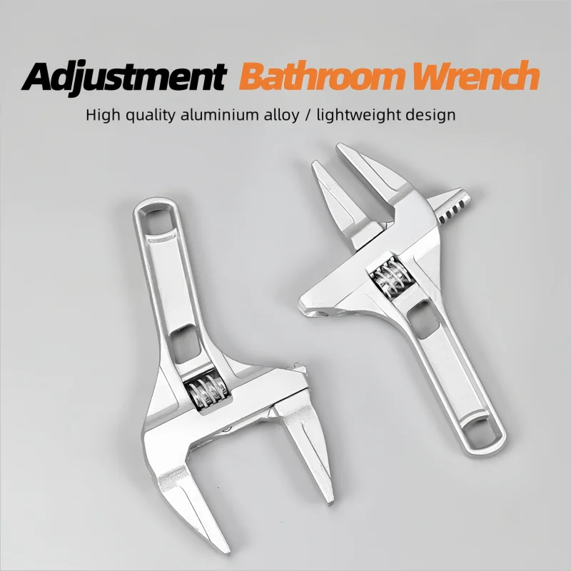 

Adjustable Multi-functional Maintenance Wrench for Bathroom and Plumbing Tools Suitable for Drainers Pipes and Air Conditioners