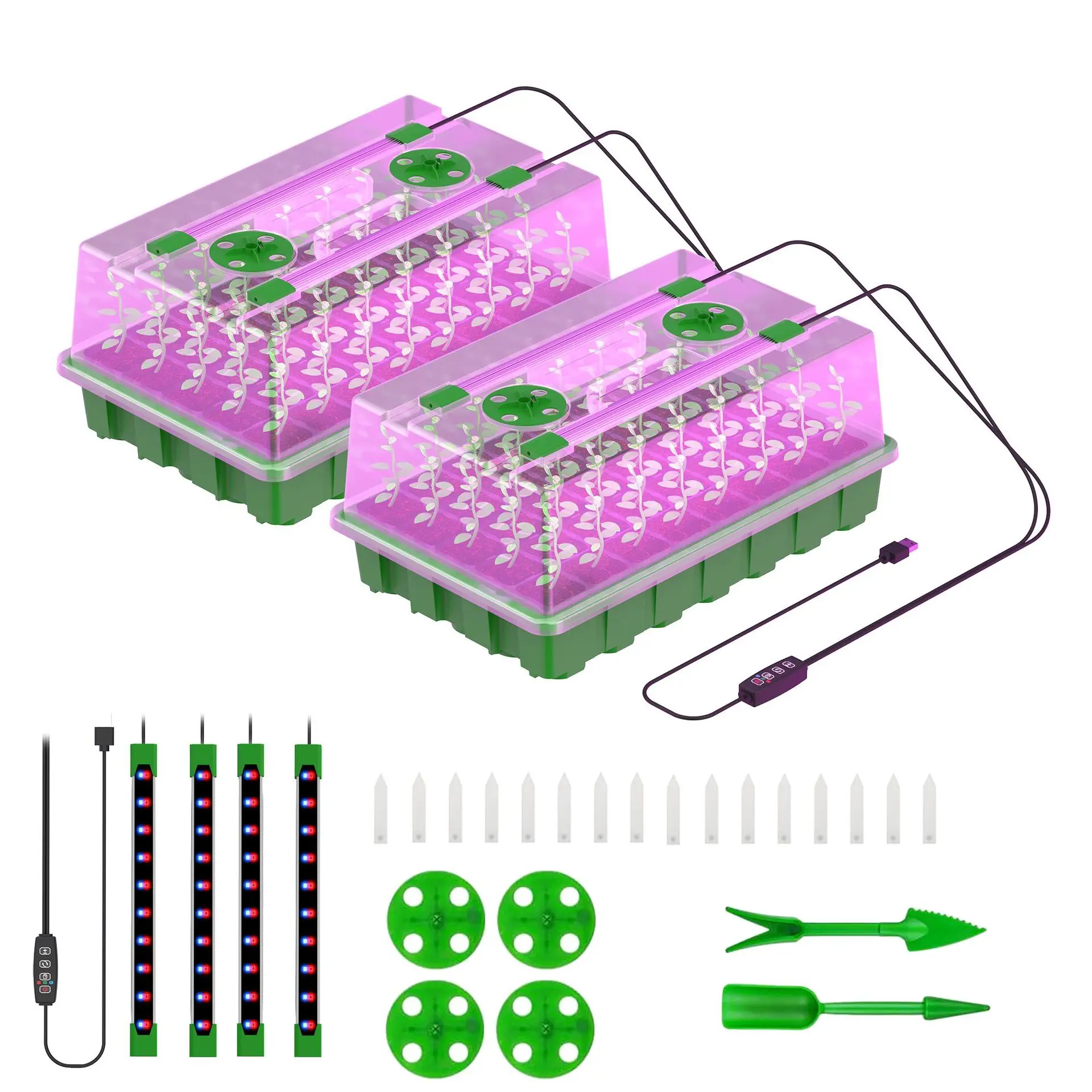 Lampada da piantina vaso da piantina 40 punti lampada da pianta intelligente a spettro completo uno di due luci di riempimento intelligenti a strisce lunghe