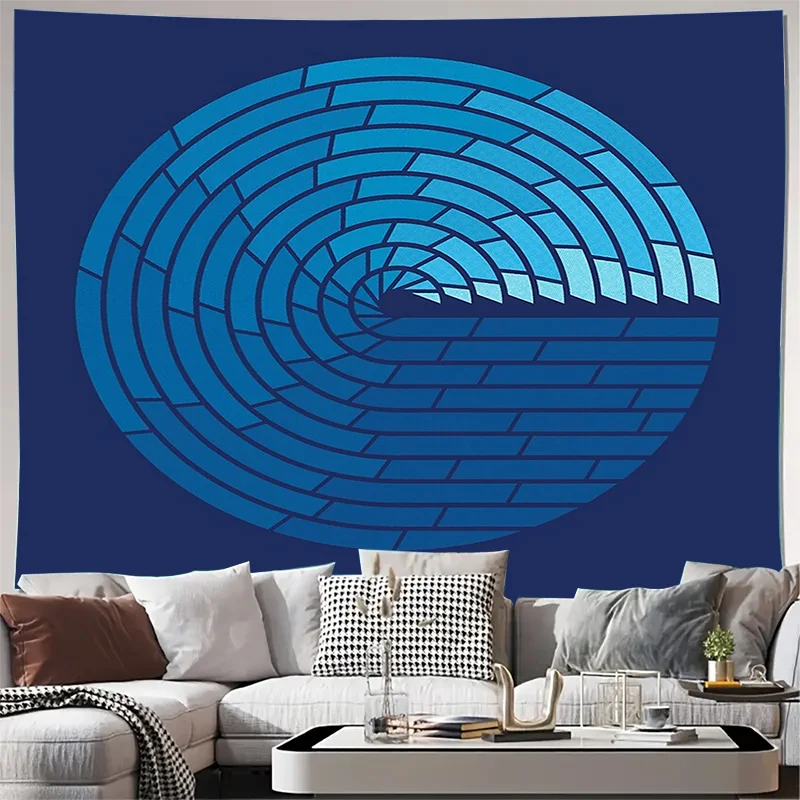 

Гобелен в стиле бохо, настенный психоделический декор с солнечными лучами, небесное настенное искусство, фестиваль, перегородка для комнаты, триповый домашний текстиль, эстетический Dor