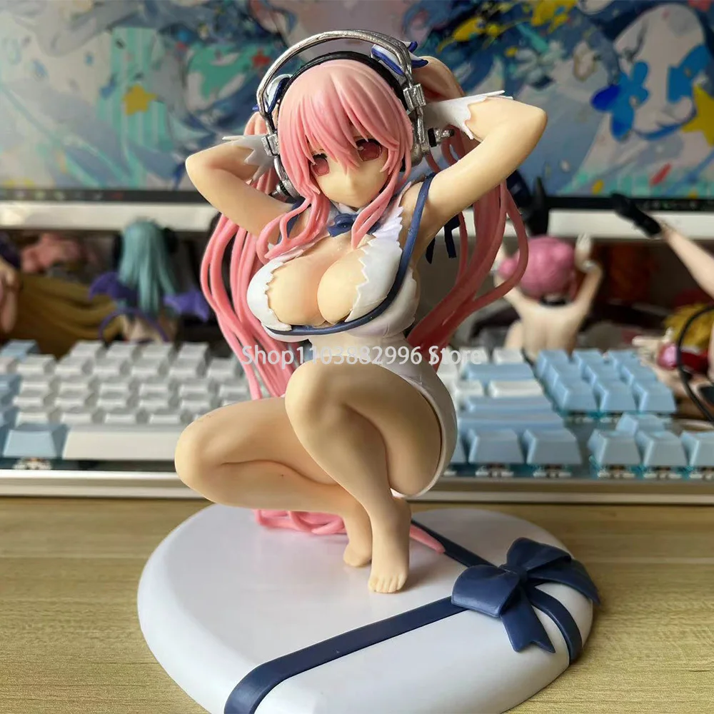 17cm Japanese Anime Girl Figurine Super Sonico Hestia Ver. 1/7 Action Figure Collection Model Toy